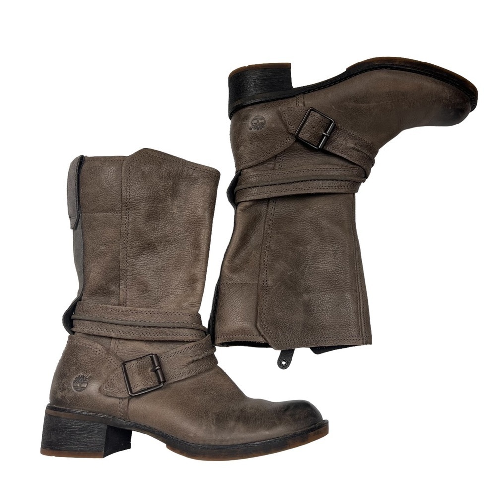 TIMBERLAND WHITTEMORE MID SIDE ZIP BOOTS 7 - Picture 2 of 11
